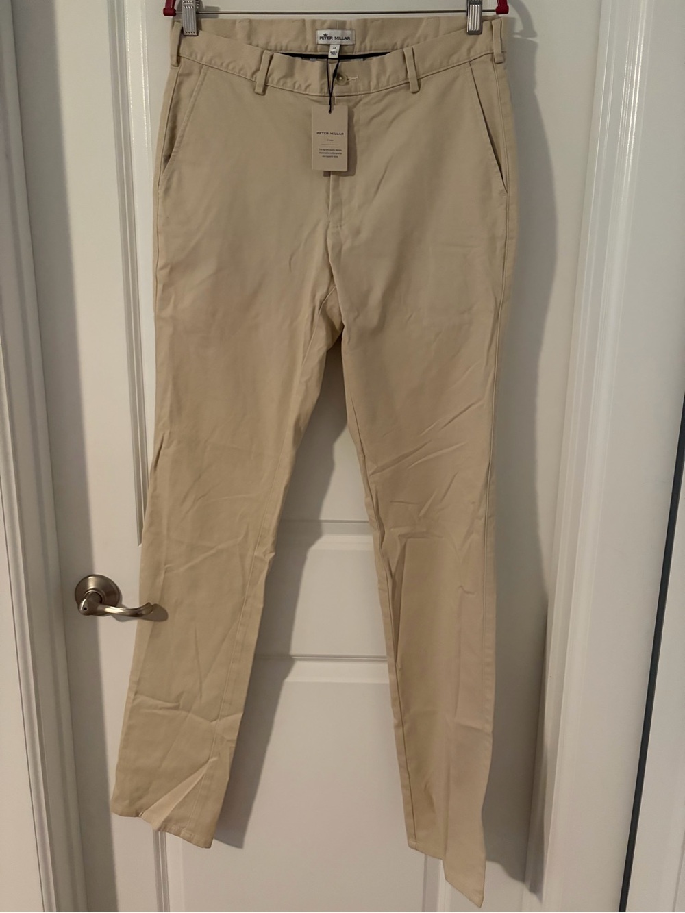 NWT Peter Millar Crown Pilot Twill Flat Front Chino Pants Trouser